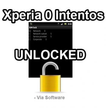 Liberar / Desbloquear Telefonos Sony Xperia con 0 Intentos via Software
