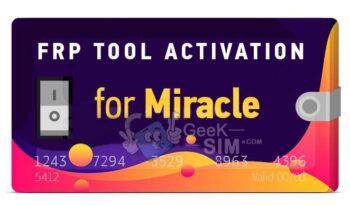 Activacion Miracle FRP Tool